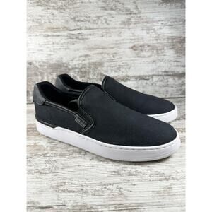 Women's Coach Walker Black Canvas Slip-On Sneakers Sz 8.5B